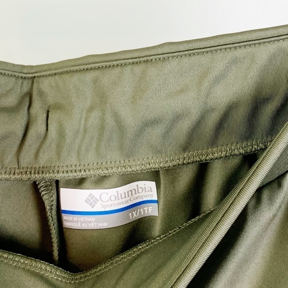 NWT Columbia Sandy Creek Stretch Semi Fitted Mid Rise 4” Shorts In Green - Picture 7 of 11